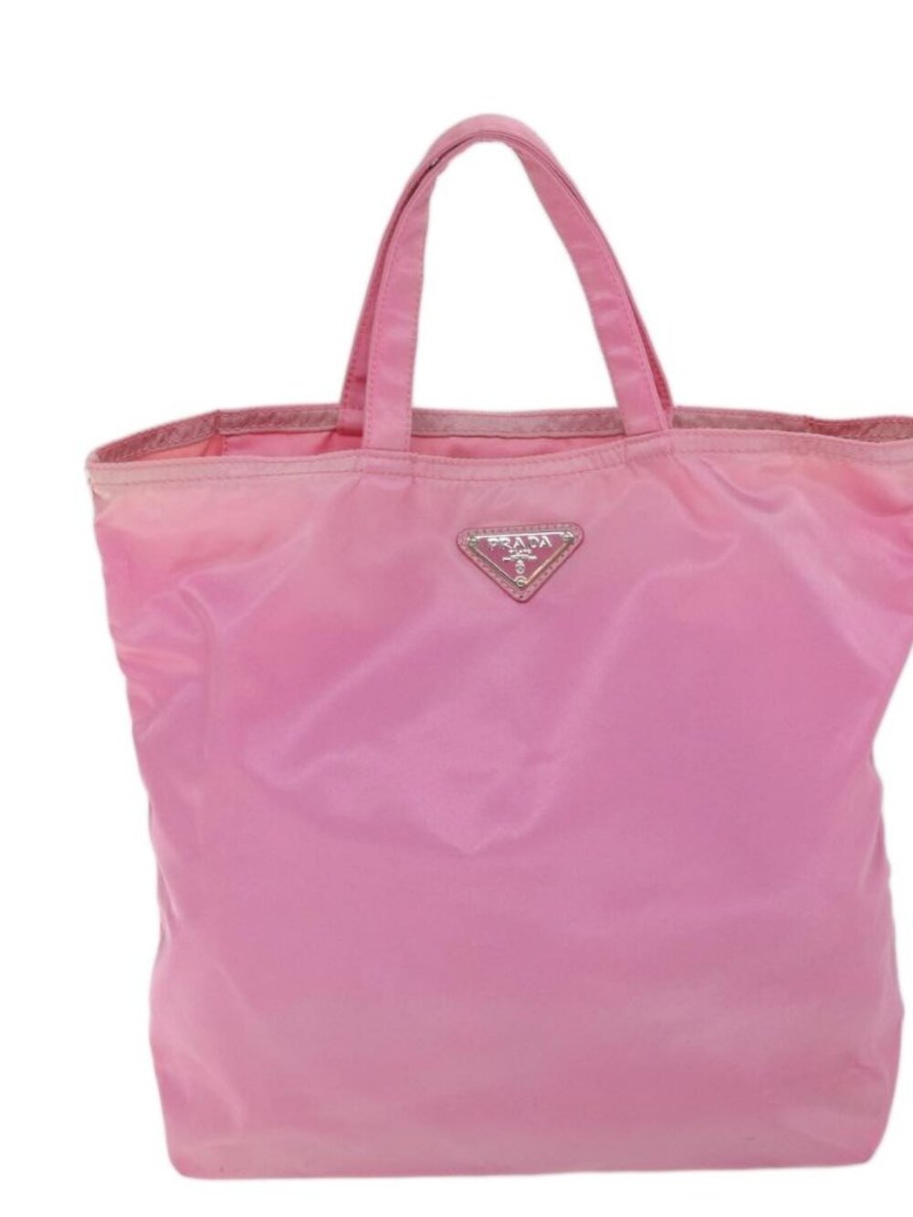 PRADA Hand Bag Nylon Pink Auth yk11651 - Picture 3 of 16